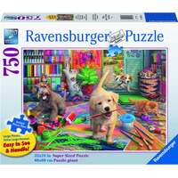 RAVENSBURGER 168019 CUTE CRAFTERS 750PC EXTRA LARGE FORMAT JIGSAW PUZZLE