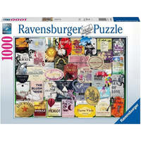 RAVENSBURGER 168118 WINE LABELS 1000PC JIGSAW PUZZLE