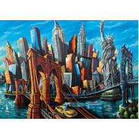 RAVENSBURGER 168125 WELCOME TO NEW YORK 1000PC JIGSAW PUZZLE