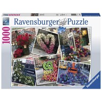 RAVENSBURGER 168194 NYC FLOWER FLASH 1000PC JIGSAW PUZZLE