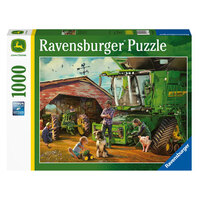 RAVENSBURGER 168392  JOHN DEERE THEN AND NOW 1000PC JIGSAW PUZZLE