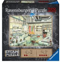 RAVENSBURGER 168446 ESCAPE 11 THE LABORATORY 368PC JIGSAW PUZZLE