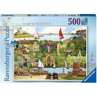 RAVENSBURGER 168729 ESCAPE TO NORFOLK 500PC JIGSAW PUZZLE