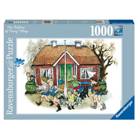 RAVENSBURGER 168927 THE CHILDREN OF NOISY VILLAGE 1000PC JIGSAW PUZZLE