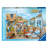 RAVENSBURGER 169214 A FISHERMANS LIFE 1000PC JIGSAW PUZZLE