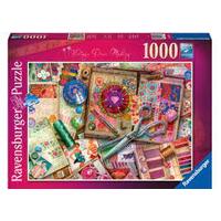 RAVENSBURGER 169283 VINTAGE DRESS MAKING 1000PC JIGSAW PUZZLE