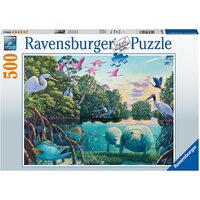 RAVENSBURGER 169436 MANATEE MOMENTS 500PC JIGSAW PUZZLE