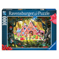 RAVENSBURGER 169504 HANSEL AND GRETEL BEWARE! 1000PC JIGSAW PUZZLE