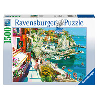 RAVENSBURGER 169535 ROMANCE IN CINQUE TERRE 1500PC JIGSAW PUZZLE