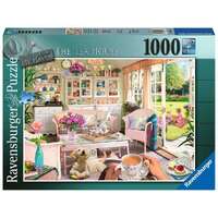 RAVENSBURGER 169566 MY HAVEN NO.9 THE TEA HOUSE 1000PC JIGSAW PUZZLE