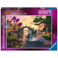 RAVENSBURGER 169627 LOOK AND FIND ENCHANTED LANDS 1000PC JIGSAW PUZZLE