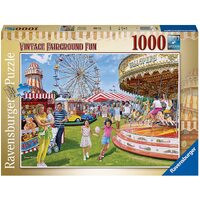 RAVENSBURGER 169771 VINTAGE FAIRGROUND FUN 1000PC JIGSAW PUZZLE