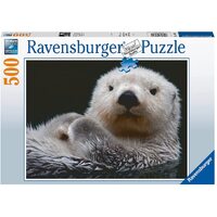 RAVENSBURGER 169801 ADORABLE LITTLE OTTER 500PC JIGSAW PUZZLE