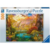 RAVENSBURGER 169832 LAND OF THE DINOSAURS 500PC JIGSAW PUZZLE