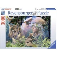 RAVENSBURGER 170333 LADY OF THE FOREST 3000PC JIGSAW PUZZLE