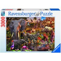 RAVENSBURGER 170371 AFRICAN ANIMAL WORLD 3000PC JIGSAW PUZZLE