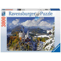 RAVENSBURGER 170623 NEUSCHWANSTEIN WINTER 3000PC JIGSAW PUZZLE