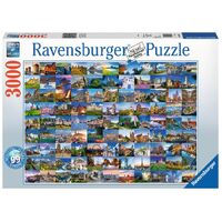 RAVENSBURGER 170807 99 BEAUTIFUL PLACES OF EUROPE 3000PC JIGSAW PUZZLE