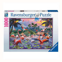 RAVENSBURGER 170821 PINK FLAMINGOS 1000PC JIGSAW PUZZLE