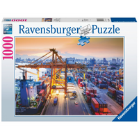 RAVENSBURGER 170913 HAMBURG CONTAINER PORT 1000PC JIGSAW PUZZLE