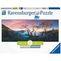 RAVENSBURGER 196081 NATURE EDITION PANORAMA NO21 ACID LAKE AT MOUNT IJEN JAVA 1000PC JIGSAW PUZZLE