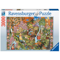 RAVENSBURGER 171354 GARDEN OF SUN SIGNS 3000PC JIGSAW PUZZLE