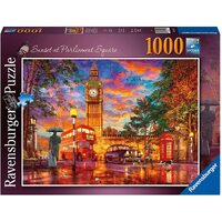 RAVENSBURGER 171415 SUNSET AT PARLIAMENT SQUARE LONDON 1000PC JIGSAW PUZZLE