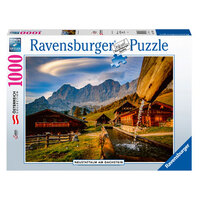 RAVENSBURGER 171736 OSTERREICH COLLECTION NEUSTATTALM AM DACHSTEIN MOUNTAINS 1000PC JIGSAW PUZZLE