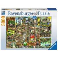 RAVENSBURGER 174300 BIZARRE TOWN - COLIN THOMPSON 5000PC JIGSAW PUZZLE