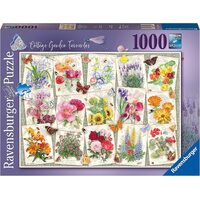 RAVENSBURGER 174850 COTTAGE GARDEN FAVOURITES 1000PC JIGSAW PUZZLE