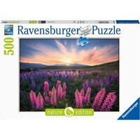 RAVENSBURGER 174928 LUPINES 500PC JIGSAW PUZZLE