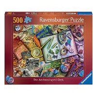 RAVENSBURGER 175208 THE ARCHAEOLOGISTS DESK 500PC JIGSAW PUZZLE