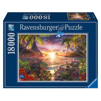 RAVENSBURGER 178247 PARADISE SUNSET - HEAVENLY SUNSET 18000PC JIGSAW PUZZLE