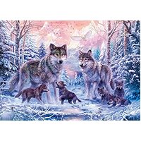 RAVENSBURGER 191468 ARCTIC WOLVES 1000PC JIGSAW PUZZLE