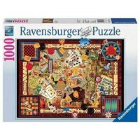 RAVENSBURGER 194063 VINTAGE GAMES 1000PC JIGSAW PUZZLE