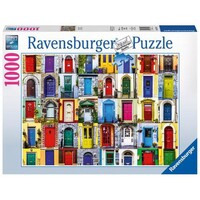 RAVENSBURGER 195244 DOORS OF THE WORLD 1000PC JIGSAW PUZZLE