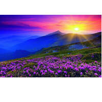 RAVENSBURGER 196081 NATURE EDITION NO8 EARLY MORNING MOUNTAIN 1000PC JIGSAW PUZZLE