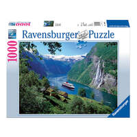 RAVENSBURGER 198443 ABOVE ALESUND NORWAY 1000PC JIGSAW PUZZLE