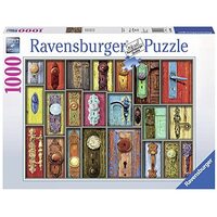 RAVENSBURGER 198634 ANTIQUE DOORKNOBS 1000PC JIGSAW PUZZLE