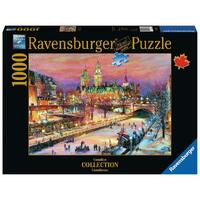 RAVENSBURGER 198689 CANADIAN COLLECTION OTTOWA WINTERLUDE FESTIVAL 1000PC JIGSAW PUZZLE