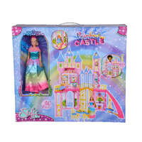 SIMBA STEFFI LOVE RAINBOW CASTLE DOLL WITH PLAYSET 40+PC