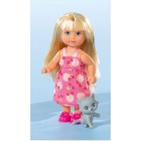 SIMBA EVI LOVE PET FRIENDS DOLL AND CAT 12CM