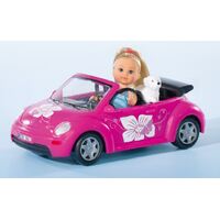 SIMBA EVI LOVE EVI'S BEETLE DOLL AND CAR 12CM