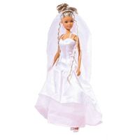 SIMBA STEFFI LOVE WEDDING DOLL HALTER DRESS 29CM