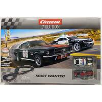 CARRERA EVOLUTION 25228 MOST WANTED SET 67 CAMARO AND SHERIFF