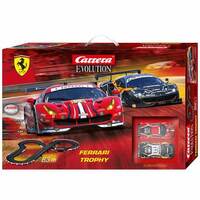 CARRERA 25230 EVOLUTION FERRARI TROPHY SLOT CAR SET