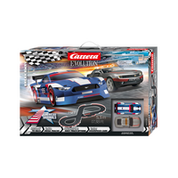 CARRERA 20025236 EVOLUTION BREAK AWAY FORD MUSTANG GTY NO.55 & CHEVROLET CAMARO PACE CAR SLOT CAR SET