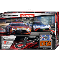 CARRERA 20025245 EVOLUTION FLAMES AND FAME 5.3M TRACK 1/32 SCALE SLOT CAR SET