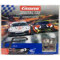 CARRERA 20030003 DIGITAL 132 HIGH SPEEDER SLOT CAR SET PORCHE / AMG GT