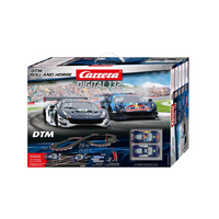 CARRERA 20030022 DIGITAL 132 DTM BULL AND HORSE WIRELESS 7.6M SLOT CAR SET